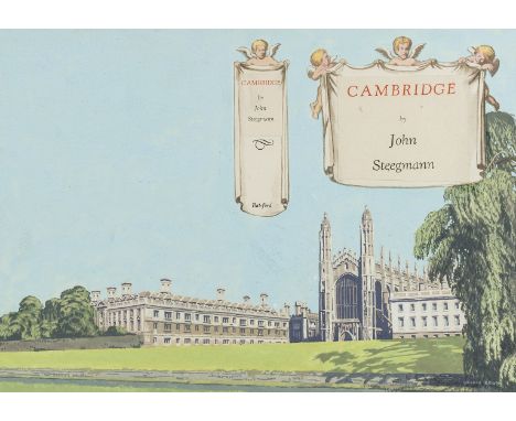Batsford books.- Cook (Brian, English painter, illustrator, and publisher, 1910-1991) Cambridge, original dust jacket illustr