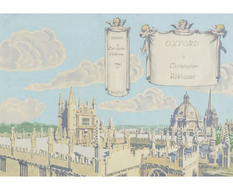 Batsford books.- Cook (Brian, English painter, illustrator, and publisher, 1910-1991) Oxford, original dust jacket illustrati