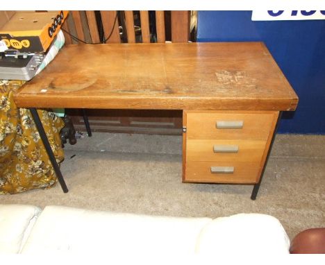 Vintage Office Desk 120 x 60 cm 70 cm tall