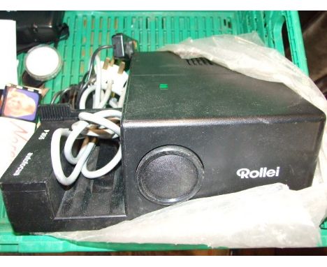 Rollei P355 Slide projector ( sold as collectors / display item ) etc