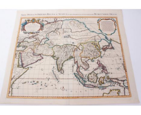 Gulliaume de L’Isle (1675-1726), hand-coloured map - ‘Asia divisa in Imperial Regna &amp; Status’ Covens &amp; Mortier, 1730 