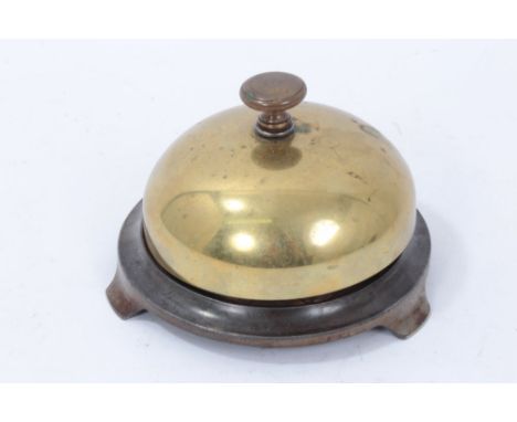 Late 19th / early 20th century American service bell, by Russell &amp; Kerwin MFC. CO., New Britain, Conn. U.S.A. Patented Au