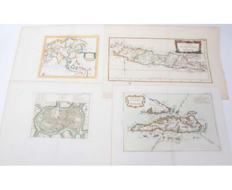 Jacques Nicolas Bellin (1703-1772), large group of small-scale maps and charts of Far Eastern subjects, from ‘Le Petit Atlas 