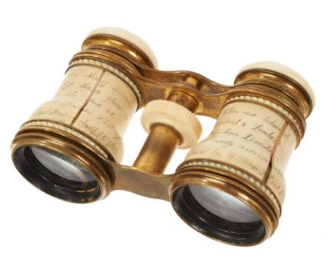 Mrs Mary Todd Lincoln’s opera glasses, dropped in her theatre box on April 14th, 1865, the fateful night that her husband the