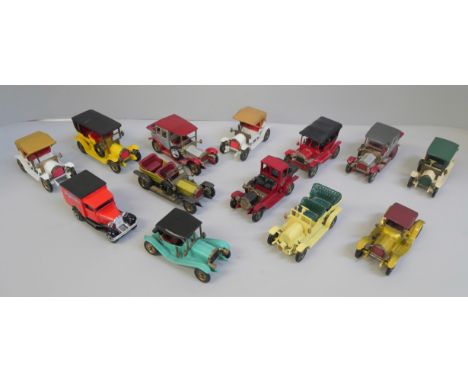 Die-cast model vehicles including Models of Yesteryear 