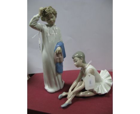 Nao Figures, a Ballet Dancer and a Boy in Nightgown. (2)