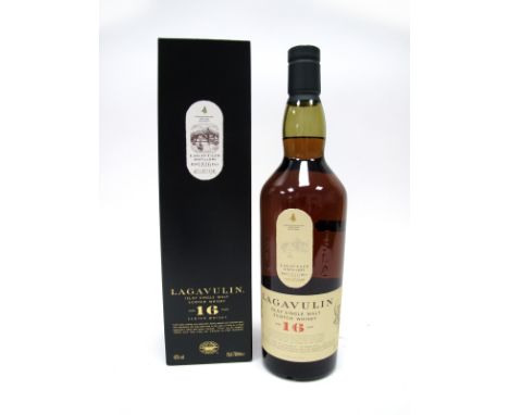 Whisky - Lagavulin Islay Single Malt Scotch Whisky Aged 16 Years, 70cl, 43% Vol., boxed.