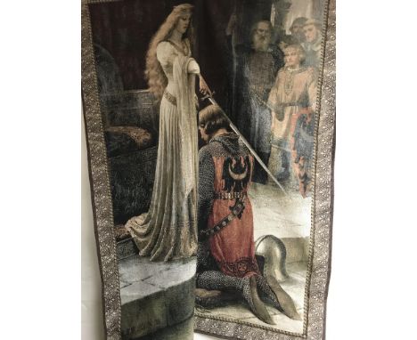 A wall mounted tapestry. 131 x98cm
