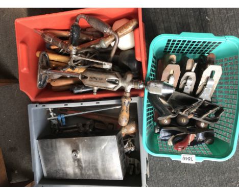 3 boxes of mixed tools