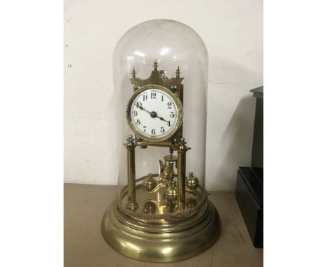 A anniversary clock under glass
