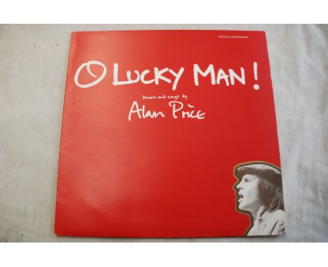 O Lucky Man!(LP)-1973 Warner bros K46227, Original sound track from the film starring Malcolm McDowell, music composed and su