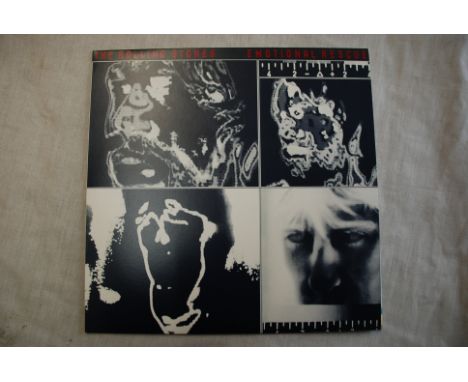 Rolling Stones-'Emotional Rescue' with poster-stereo 1980, CUN39111,EMI Records, Good Clean Condition.