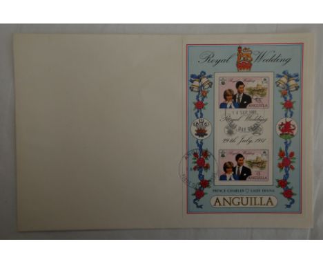 Anguilla 1981-14th Sept FDC min sheets up to $3 on three first day covers