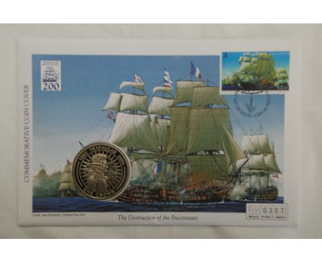 Solomon Islands 3 Jan 05 Cover by Mercury with a Crown. Commemorating Trafalgar 1805-2005 nice item.