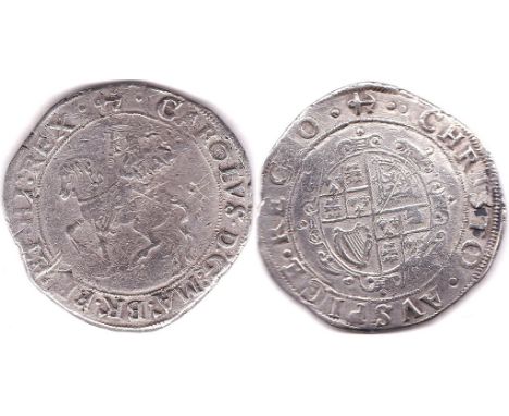 Charles I (1625-49) Third Coinage (1619-25) Shilling, Sixth bust, mm. Spur Rowel, round full flan with well struck-up portrai