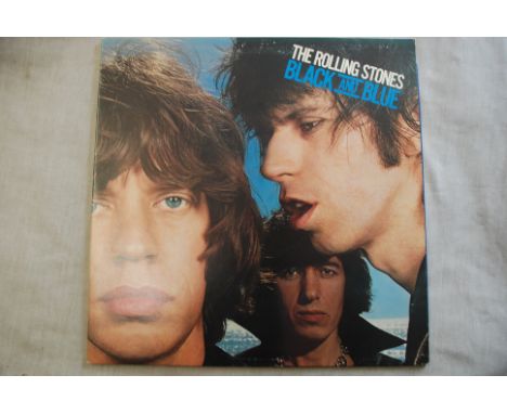 The Rolling Stones 'Black and Blue',COC 59106-gatefold sleeve, there is a mark on side one, stereo 1976, Promotone B.V