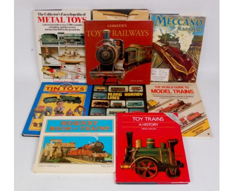 'Christie's Toy Trains', Hugo Marsh; 'Toy Trains - a History', Pierce Carlson; 'Post-War Tin Toys', Jack Tempest; 'The Collec