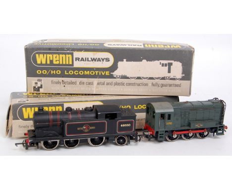 A Wrenn W2216 BR 0-6-2 tank engine corrosion to boiler hand rails areas of paint loss to cab roof tank tops, running plate co