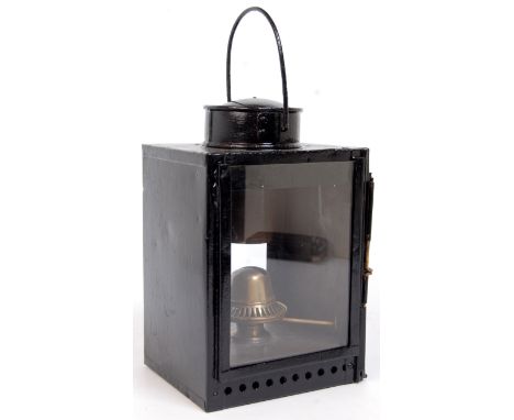 A NER (marked) signal lamp well restored with reservoir and burner