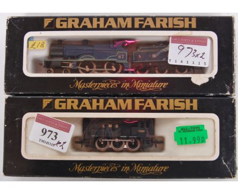 Graham Farish N gauge LMS diesel shunter and blue SDJR No. 67 4-4-0 engine and tender (G-BG)