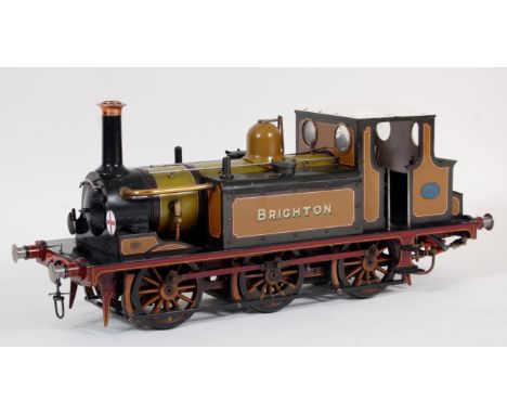 Scratch built fine quality and well engineered 5 inch gauge 0-6-0 Live steam "Stroudley" Terrier tank engine, finished in LBS