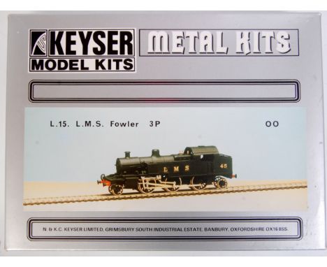 A Keyser whitemetal kit for a LMS Fowler 3P 2-6-2 tank engine (M-BM)