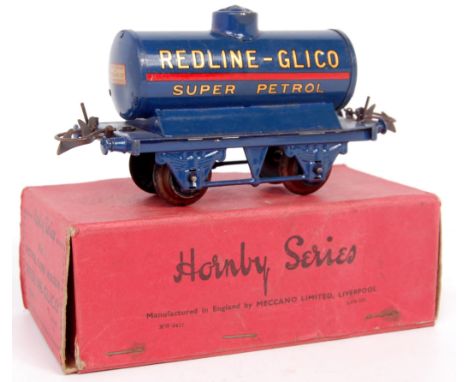 Hornby 1938-41 Redline-Glico petrol tank wagon (G-BG)