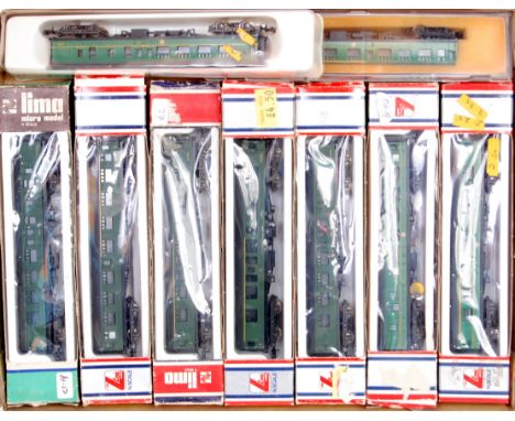 9 BR Mk1 SR green coaches mostly Lima (G-BFG)