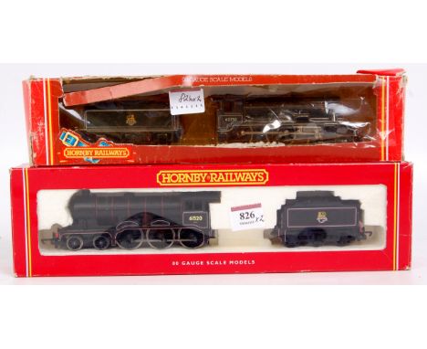 A Hornby R2102A class P12/3 engine and tender BR lined black No. 61520 (G-BG) and R860 BR lined black 'The Pytchley' engine a