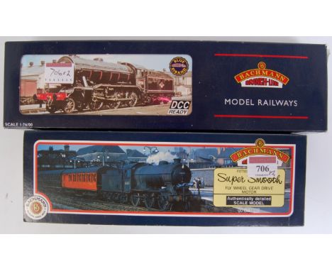 A Bachmann 31-852A class J39 engine and tender BR No. 64970 (G-BG) together with 32-275 LNER black class K3 engine and tender