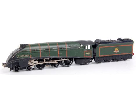 A Hornby Dublo EDL11 'Silver King', losses to lining on both engine and tender, corrosion under paint on tender, one valve ge