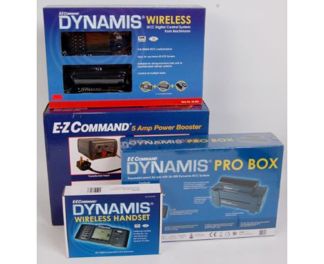 Bachmann EZ Commercial Wireless Handset, Pro Box, Wireless Control System and Power Booster, some items still in outer wrappi