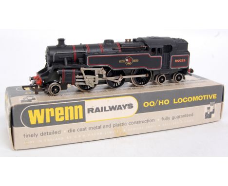 A Wrenn W2218 BR black 2-6-4 tank engine orange/gold numbers 80033, a few chips to raised edges (G-BG)