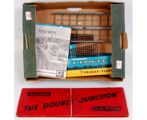 Graham Farish boxed Pannier tank engine fitted with Hornby Dublo couplings (G), 9 boxed, 2 unboxed Forinway points 3 leaflets