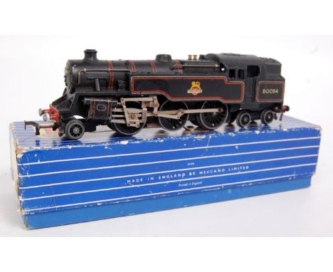 A Hornby Dublo 3-rail EDL18 2-6-4 tank engine, good for age (G-BG)