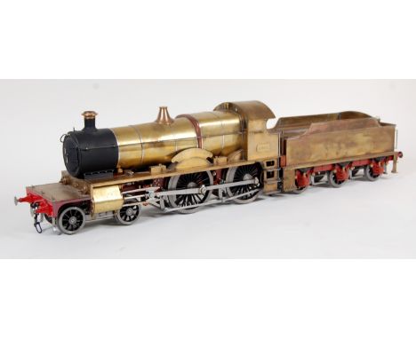 Scratch built to Don Young's Design and From Reeves Casting's, circa 1987, a 3.5 inch gauge 38XX Great Western Railway 4-4-0 