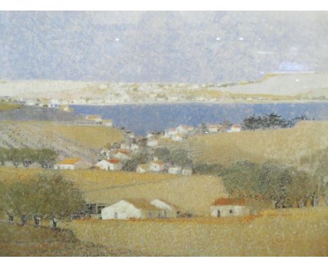 A Bourrie - La Paille Doree, print framed and glazed Location: 