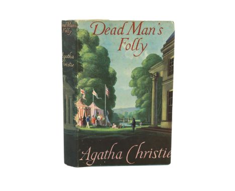 ° ° Christie, Agatha - Dead Man's Folly, 1957,8vo., cloth, owner's name on front free endpaper 'Jane M. Elliott' and signed '