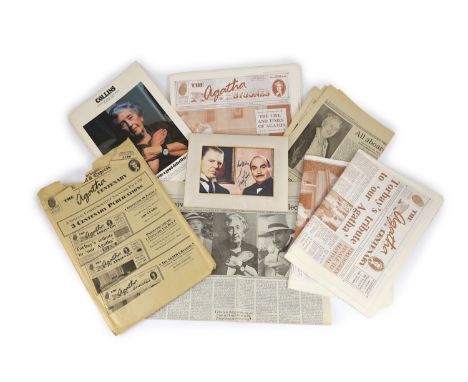 Two copies of ‘’The Agatha Centenary’’ newspaper, dated Thursday, September, 5th &amp; 6th, 1990, and ‘’The Agatha Bygones’’ 