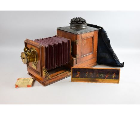 Addition to catalogue: Includes Newman & Guardia Standard plate camera, Thornton Pickard Shutter, lenses, tripod and accessor