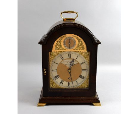 Sinclair, Harding & Bazeley three train chain driven fusee movement bracket clock 39cm with bracket      Overall condition go