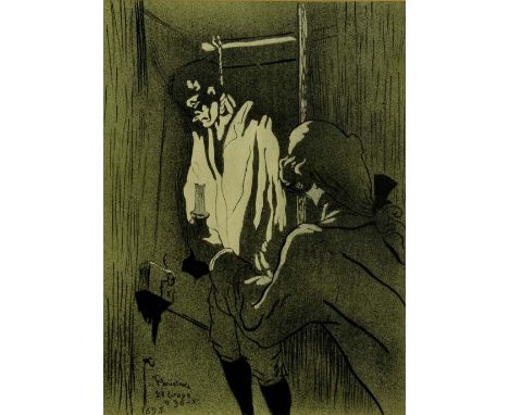 Henri de Toulouse Lautrec (1864-1901) ‘The Hanging Man’ (Le Pendu).  Lithograph.      Overall condition good no major faults 