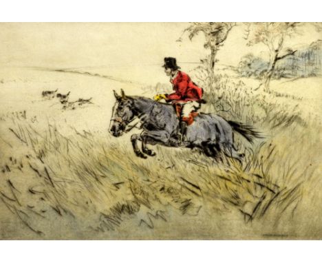 Henry Wilkinson, six limited edition hunting prints, signed and numbered in pencil     Each 27.5cm x 36cm.Some light foxing.N