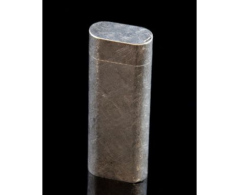 Cartier silver coloured metal cigarette  lighter, 7 x 2.5 cm 80.9 grams