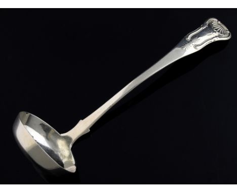 William IV Scottish silver toddy ladle, Edinburgh, 1830, 