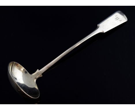 William IV Scottish provincial silver ladle, by W W, Aberdeen, circa 1830,  