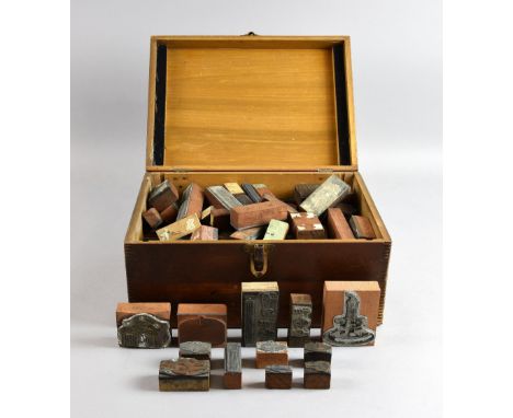 Unusual collection of printers blocks relating to chimney sweeping tools and accessories.     