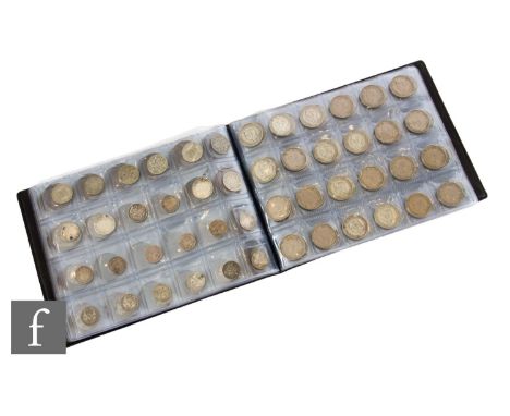 Victorian to Elizabeth II - Various shillings, sixpences, some silver coinage, farthings, tokens etc. (qty) Condition reports