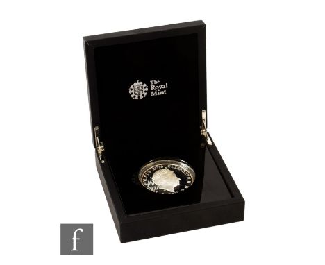 Elizabeth II - A Royal Mint ten pound silver proof coin to commemorate the 90th birthday of Her Majesty The Queen, with certi