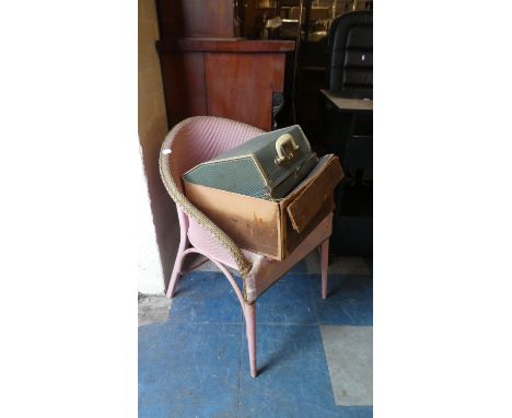 A Loom Style Nursing Chair and a Vintage Manual Typewriter 
